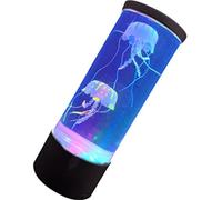OSALADI Lampe Méduse LED pour Décoration de Chambre et Bureau en Abs Acrylique Noir Éclairage Apaisant et Ambiance Relaxante pour Chambre et Bureau