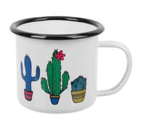 OSALADI Mug en Émail Maison Bureau Grosse Capacité, pour Café et Lait Usage | Prise en Main Confortable, Style Élégant, Solide et Pratique, Surface Lisse, Tasse Émaillée
