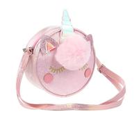 OSALADI Paquet à Bandoulière Léger pour Garçon et Filles Motif Licorne en Pu Rose, Pratique et Élégant, pour Filles Lors de Sorties Plage ou Rendez-vous