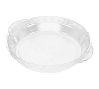 OSALADI Plat à Four en Verre Résistant la Chaleur Rond 23cm Double Poignée pour Rôtir Légumes et Tourte au Poulet Lors de Thanksgiving