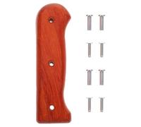 OSALADI Poignée de Coupe-Cuisine Ergonomique en Bois Marron, Résistance aux Chocs et Remplacement Facile, Accessoires pour Couteaux de Cuisine