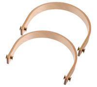 OSALADI Poignée de théière ergonomique en bois de hêtre U résistante chaleur 2 ensembles pour accessoires de cuisine domestique Plusieurs styles