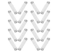 OSALADI Ressorts de Compression pour Recharge de Stylo à Bille, Acier Inoxydable Argenté, Élasticité Solide et Anti-bourrage, Pack de 100 Pièces pour Étudiants et Bureau