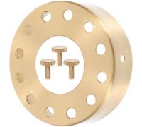OSALADI Support D'abat-jour en Cuivre Rond, Fixation Sécurisée et Antidérapante pour Abat-jour en Verre, Accessoire pour Lampes de Plafond et Décoration