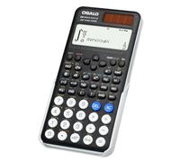 OSALO Calculatrice Scientifique, 417, Fonction 10 + 2 Chiffres, Affichage écrit, Calculatrice Solaire et Batterie, étui de Protection pour l'école, Noir (OS 991ES Plus 2ème édition)