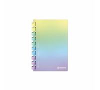 OSAMA - Carnet de Notes Silicone, Cahier Spirale A5 avec Reliure Dossier, Couverture Flexible Anti Rayures Feuilles à Rayures pour Papeterie, Fourniture Scolare et Bureau Eco Friendly