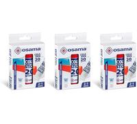 Osama - Colle Forte Stick Extra Adhésive, 2 Bâtons + 1 Gratuit 20 gr, Set Colles sans Solvants pour Papeterie Bureau et Fourniture Scolaire - Résistante et sans Grumeaux sur Papier, Sûre pour Enfants