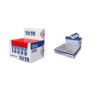 OSAMA COLLE STICK extra forte, 10 g - Lot de 30 & Gomme Blanche, Lot 20 Pièces, Boîte Idéal pour Papeterie et Fourniture Scolaire et Bureau