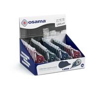 Osama - Correcteur Blanc à Ruban, 20 M, Kit 36 Pièces, Idéal comme Accessoire Bureau, Papeterie et Fourniture Scolaire - Effaceur pour Écrire sans Erreur avec Couverture Optimale Blanche, Longue Durée