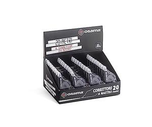 Osama - Correcteur Blanc à Ruban, 20 M, Kit 36 Pièces, Idéal comme Accessoire Bureau, Papeterie et Fourniture Scolaire - Effaceur pour Écrire sans Erreur avec Couverture Optimale Blanche, Longue Durée
