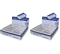 Osama - Gomme Blanche, Lot 20 Pièces, Boîte Idéal pour Papeterie et Fourniture Scolaire et Bureau - Pour Crayon Papier pour Pellicule et d'autres Surfaces, Effaceur avec Finition Nette et Précise