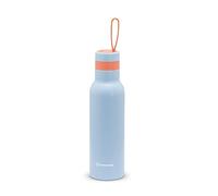 Osama - Gourde Isotherme 500 ML INOX Antibactérienne - Bouteille Isotherme Idéale comme Gourde Enfant, Gourde Sport et Travail, 24h Cold et 12h Hot, Hermétique et Antidérapant, 8x8x24h, Ciel/Rouge