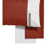Osama Home Pantone Parure de lit 2 Places en Coton 240 x 280 cm + Drap-Housse avec Coins pour lit Double 180 x 200 cm avec élastiques pour Matelas jusqu'à 30 cm + taies d'oreiller pour lit 50 x 80 cm
