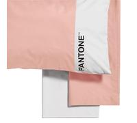 Osama Home Pantone™ - Parure de lit Simple, Coton 150 x 280 + Dessous de 90 x 200 cm + taie d'oreiller 50 x 80 cm, 3 pièces, Blanc, Lavable 40 °C, certifié Oeko-TEX