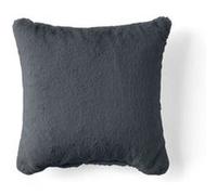 Oscar - coussin - en fausse fourrure - 40x40 cm - Gris foncé Gris foncé G