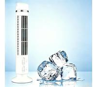 Oscillant à 90 Degrés Ventilateur, Bladeless Desk Fan Ventilateur Vertical Tour Pour Chambre à Coucher, Ventilateurs Tour Sans Lame, Bureau Usb Portable Silencieux Avec Wentylatory Wieżowe (1PC White)