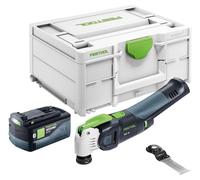 Oscillateur sans fil Festool OSC 18 E-Basic 18 V Starlock Max Brushless + 1 batterie 5,0 Ah + Systainer - sans chargeur