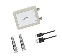 Oscilloscope 2 canaux avec fonction de détection pour ingénieurs | Taux d'échantillonnage de 1 MHz avec fonction de déclenchement pour tests électroniques et projets, oscilloscope USB portable