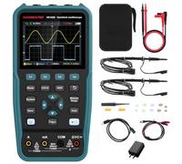 Oscilloscope Multimètre Générateur de Signaux 3 EN 1 Oscilloscope Numérique HANMATEK HO102S Oscilloscope 100 MHz Double Canal avec Ecran Rétroéclairé Fonction de Mémoire