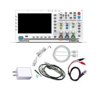 Oscilloscope numérique, Oscilloscope de bureau 1014D 100MHZ * 2 1GS/s en 1 oscilloscope numérique à double canal générateur Signal 10MHZ