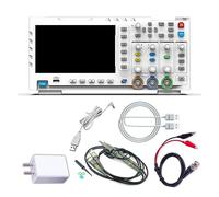 Oscilloscope numérique, Oscilloscope de bureau 1014D 100MHZ * 2 1GS/s en 1 oscilloscope numérique à double canal générateur Signal 10MHZ
