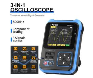 Oscilloscope numérique portable - MIOLOE - DSO-TC3 - 500 kHz - Écran TFT 2,4 pouces - Testeur de transistor