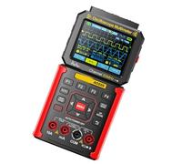 Oscilloscope portable avec large bande passante USB Rouge | Oscilloscope portable USB, large gamme de fréquences, taux d'échantillonnage de 200 Msps, intégration facile
