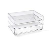 Osco Large Clear Acrylic Triple Drawer transparent A3277