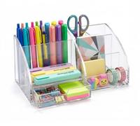 Osco Organisateur de bureau acrylique Transparent