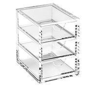 Osco X-Small Clear Acrylic Triple Drawer A3274