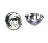 OSCULATI Vasque Demi-Ronde Bain INOX Poli Miroir 300x140mm