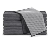 OSDUE 8 Chiffons de Nettoyage Microfibre, 30 x 30cm Torchons de Cuisin Super Absorbants Séchage Rapide, Serviettes Nettoyage Bar Voiture, Double Couche Doux Non Pelucheux sans Rayures Réutilisable