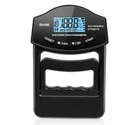 OSDUE Dynamomètre à main électronique 180kg/396lbs, Dynamomètre numérique portatif, Avec câble de charge USB - Intelligent et sensible - Noir