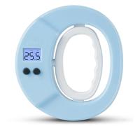 OSDUE Enfant Dynamomètre à main électronique 50kg/110lbs, Dynamomètre numérique portatif, Intelligent et sensible - Bleu