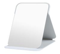 OSDUE Miroir de Maquillage, Portable Table Miroir Pliable Super HD Multi Angle Pliant en Cuir PU Facile à Transporter Miroirs de Voyage Ultra Fin et Durable Pliable, 25.5x18cm