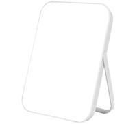 OSDUE Miroir Super HD, 24 * 17.5CM Blanc Miroir de Maquillage Table Support Pliable Conçu Portable Table Facile à Transporter Miroirs de Voyage Ultra Fin et Durable Pliable