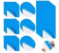 OSDUE Rustine pour Piscine, Lot de 40 rustines de réparation Autocollantes pour Piscine, Kit de Réparation de Patch en PVC, Rustine Piscine pour réparation de Piscine lit à Eau