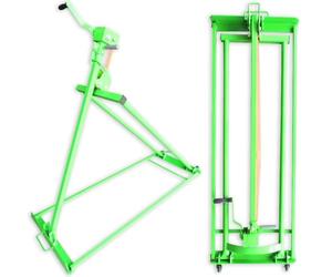 Ose Terre Jardin - Lève Tracteur Tondeuse, Pliable à roulettes, avec Treuil, Cric de Levage 500 kg, Inclinaison 40°, Hauteur Max 80 cm - Lève Tondeuse à Gazon Tracteur, Stable et Robuste