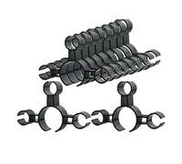 Oshhni 10 pièces pinces à bouteille de champagne support de cierges magiques pour bouteille de champagne accessoires portables pince à bougie à gâteau, tenir 3