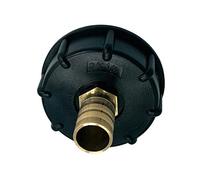 Oshhni Adaptateur Cuve IBC Embout Adaptateur Réservoir IBC Bouchon Réservoir Filetage Fin Raccord Embout Tuyau Plastique Adapté pour Équipements Industriels, 19mm
