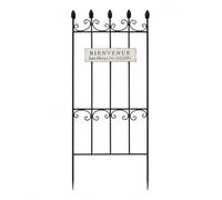 Oshhni Garden Trellis Support d'escalade pour Enfants Cadre en Alliage Solide à Insérer dans la Terre Style Rustique Utilisation Immédiate Propice au Développement Moteur Enfants Adapté Récréatifs