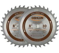 Oshlun Jeu de joints de 20,3 cm - Lames en carbure de tungstène - Compatible bois