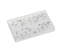 osiuujkw Coffret d'outils de réparation de Montres Polyvalent Comprenant 90 pièces qualité supérieure pour remplacer Facilement la Couronne et la rallonge Tige. Coffret Rangement Inclus.