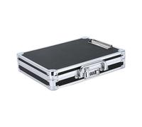 osiuujkw Grande Mallette en Aluminium avec Serrure à Combinaison, boîte à Fournitures artistiques pour Documents et Outils Essentiels, étui Rigide en Aluminium avec poignée de Rangement pour