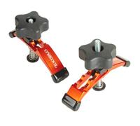 O'SKOOL Lot de 2 colliers de serrage positionnables en T, 14,5 cm (L) x 2,8 cm (l) pour pince de toupie CNC et pince de rail en T