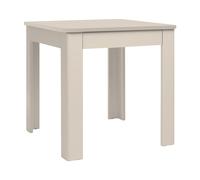 Finori Table à manger OSLO 81A – carrée beige 4 pers. avec tiroir 80x80x77 cm