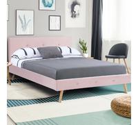 OSLO Lit Double 140x190 Rose Clair