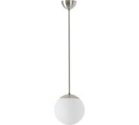 OSMONT ADR60534 ADRIA P1 luminaire suspendu en verre acier inoxydable brossé / blanc IP40 4000 K 8W LED