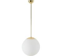 OSMONT ADR60547 ADRIA P2 luminaire suspendu en verre laiton poli / blanc IP40 4000 K 20W LED