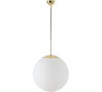 OSMONT ADR60595 ADRIA P3 luminaire suspendu en verre laiton poli / blanc IP40 4000 K 27W LED DALI